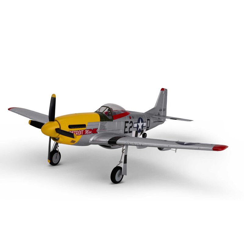 E-flite UMX P-51D Mustang “Detroit Miss” BNF Basic wth AS3X&SAFE